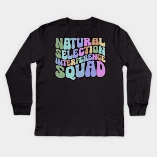 Natural Selection Interference Squad EMS Firefighter Kids Long Sleeve T-Shirt